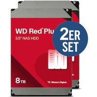 WD Red Plus 2er Set WD80EFPX - 8 TB 5640 rpm 256 MB 3,5 Zoll SATA 6 Gbit/s CMR WD Red Plus 2er Set WD80EFPX - 8 TB 5640 rpm 256 MB 3,5 Zoll SATA 6 Gbit/s CMR von Western Digital