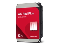 WD Red Plus NAS Hard Drive WD120EFBX - Harddisk - 12 TB - intern - 3.5 - SATA 6Gb/s - 7200 rpm - buffer: 256 MB von Western Digital