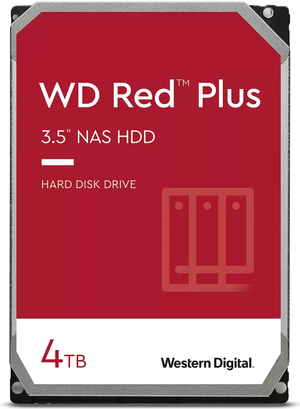 WD Red Plus WD40EFPX - Festplatte - 4TB - intern - 3.5 (8,9 cm) - SATA 6Gb/s - 5400 U/min - Puffer: 256MB (WD40EFPX) von Western Digital