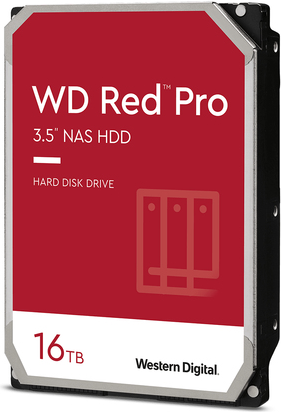 WD Red Pro WD161KFGX - Festplatte - 16 TB - intern - 3.5 (8.9 cm) - SATA 6Gb/s - 7200 U/min - Puffer: 512 MB von Western Digital