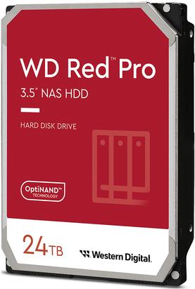 WD Red Pro WD240KFGX - Festplatte - 24 TB - intern - 3.5 (8.9 cm) - SATA 6Gb/s - 7200 rpm - Puffer: 512 MB (WD240KFGX) von Western Digital