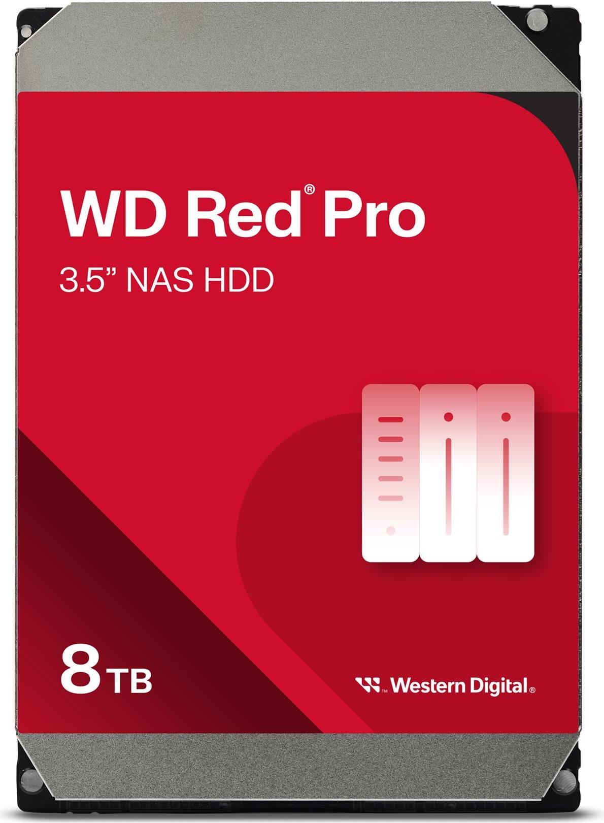 WD Red Pro WD8005FFBX - Festplatte - 8 TB - intern - 3.5 (8.9 cm) (WD8005FFBX) - Sonderposten von Western Digital