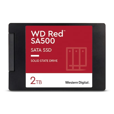 WD Red SA500 NAS SATA SSD 2 TB 2,5"/7mm von Western Digital