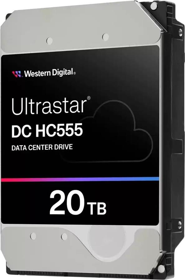 WD Ultrastar DC HC555 - Festplatte - Datencenter - 20TB - intern - 3,5 (8,9 cm) - SATA 6Gb/s - 7200 rpm - Puffer: 512MB (0B48724) von Western Digital