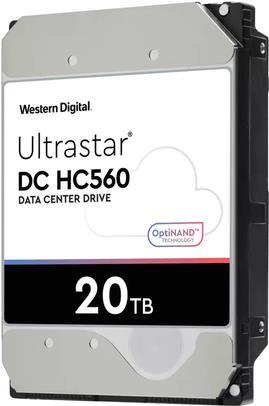 WD Ultrastar DC HC560 - Festplatte - 20TB - intern - 3.5 (8,9 cm) - SATA 6Gb/s - 7200 U/min - Puffer: 512MB (0F38785) von Western Digital