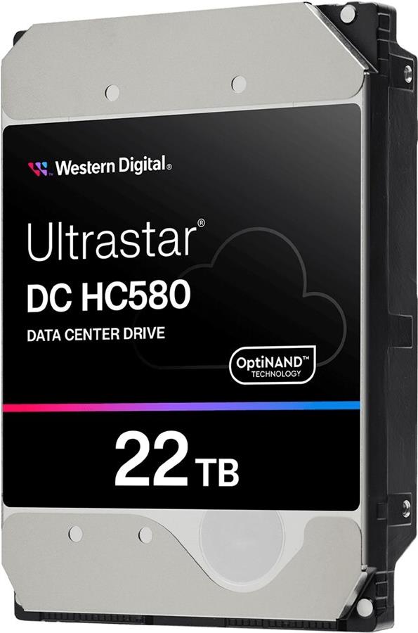 WD Ultrastar DC HC580 WUH722422AL5204 - Festplatte - Datencenter - 22TB - intern - 3,5 (8,9 cm) - SAS 12Gb/s - 7200 rpm - Puffer: 512MB (0F62791) von Western Digital
