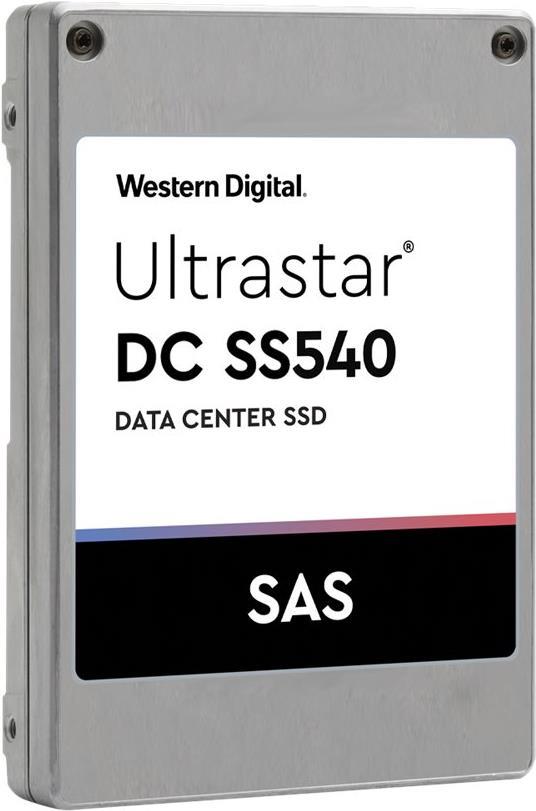 WD Ultrastar DC SS530 - SSD - 3.84 TB - intern - 2.5 SFF (6.4 cm SFF) (in 8,9 cm Träger) (in 3.5  Träger) - SAS 12Gb/s von Western Digital