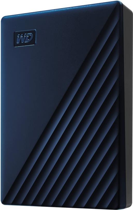 WD My Passport for Mac WDBK6C0060BBL - Festplatte - verschlüsselt - 6TB - extern (tragbar) - USB 3,2 Gen 1 - 256-Bit-AES - Blau (WDBK6C0060BBL-WESN) von Western Digital