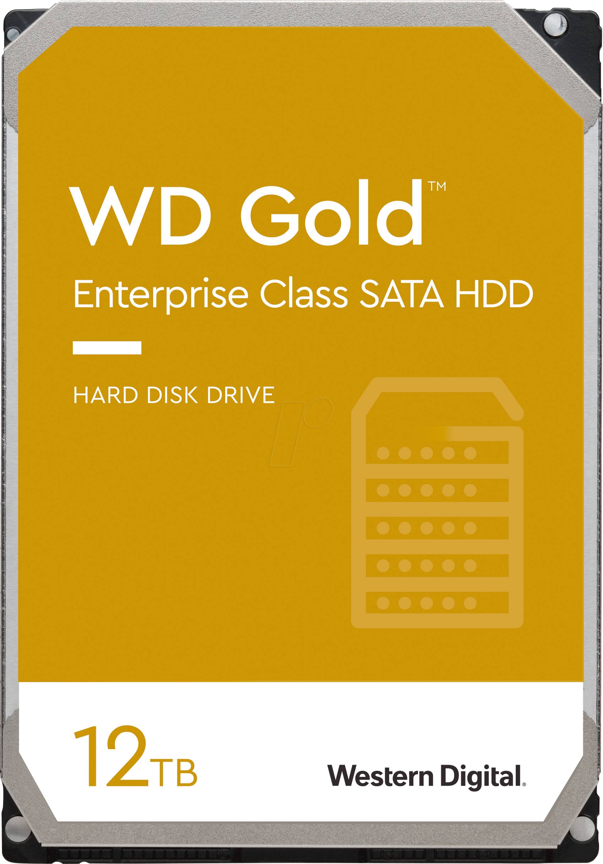 WD121KRYZ - 12TB Festplatte WD Gold - Datacenter von Western Digital