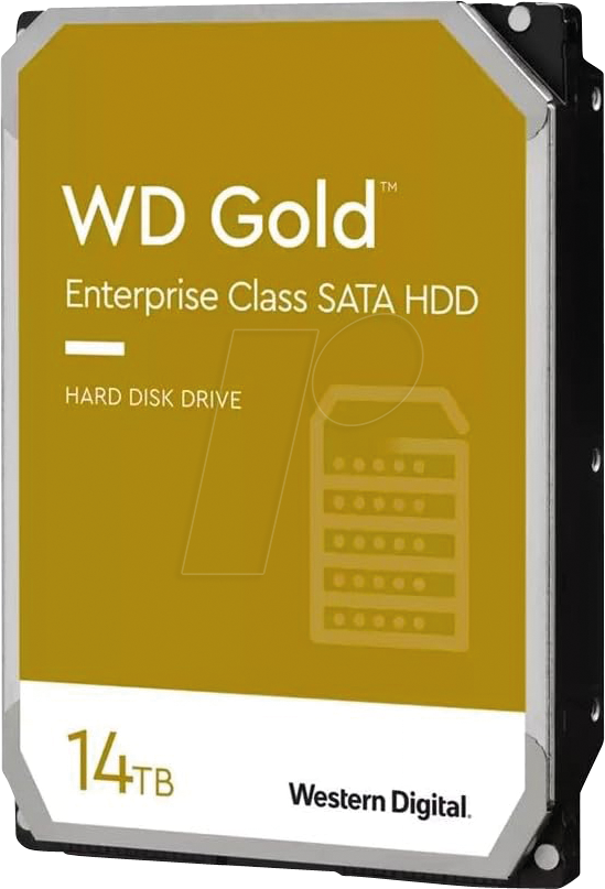WD142KRYZ - 14TB Festplatte WD Gold - Datacenter von Western Digital