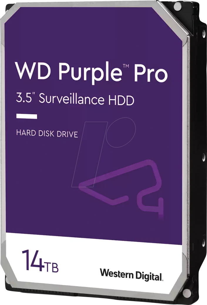 WD142PURP - 14TB Festplatte WD Purple Pro - Video von Western Digital