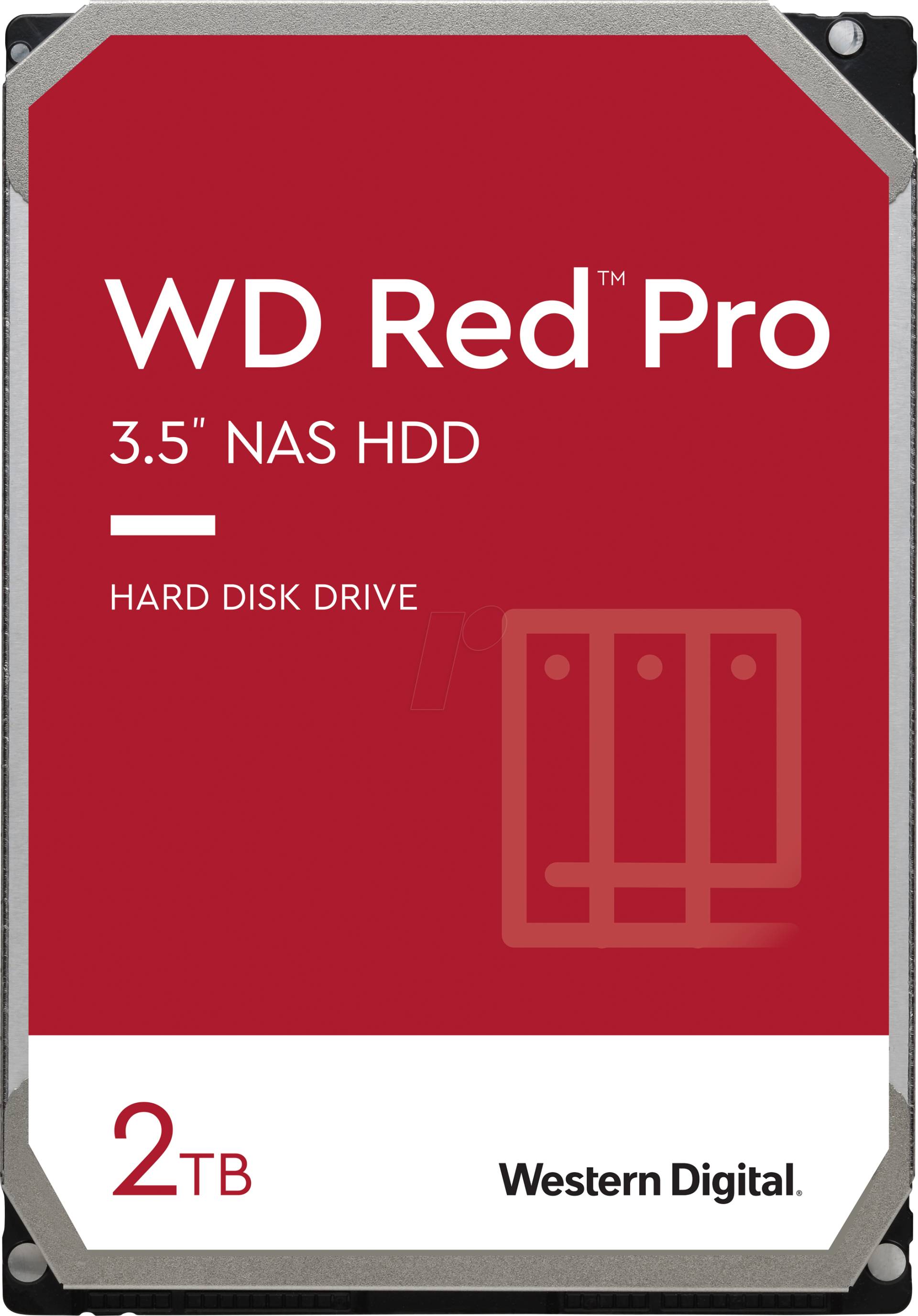 WD2002FFSX - 2TB Festplatte WD RED PRO - NAS von Western Digital