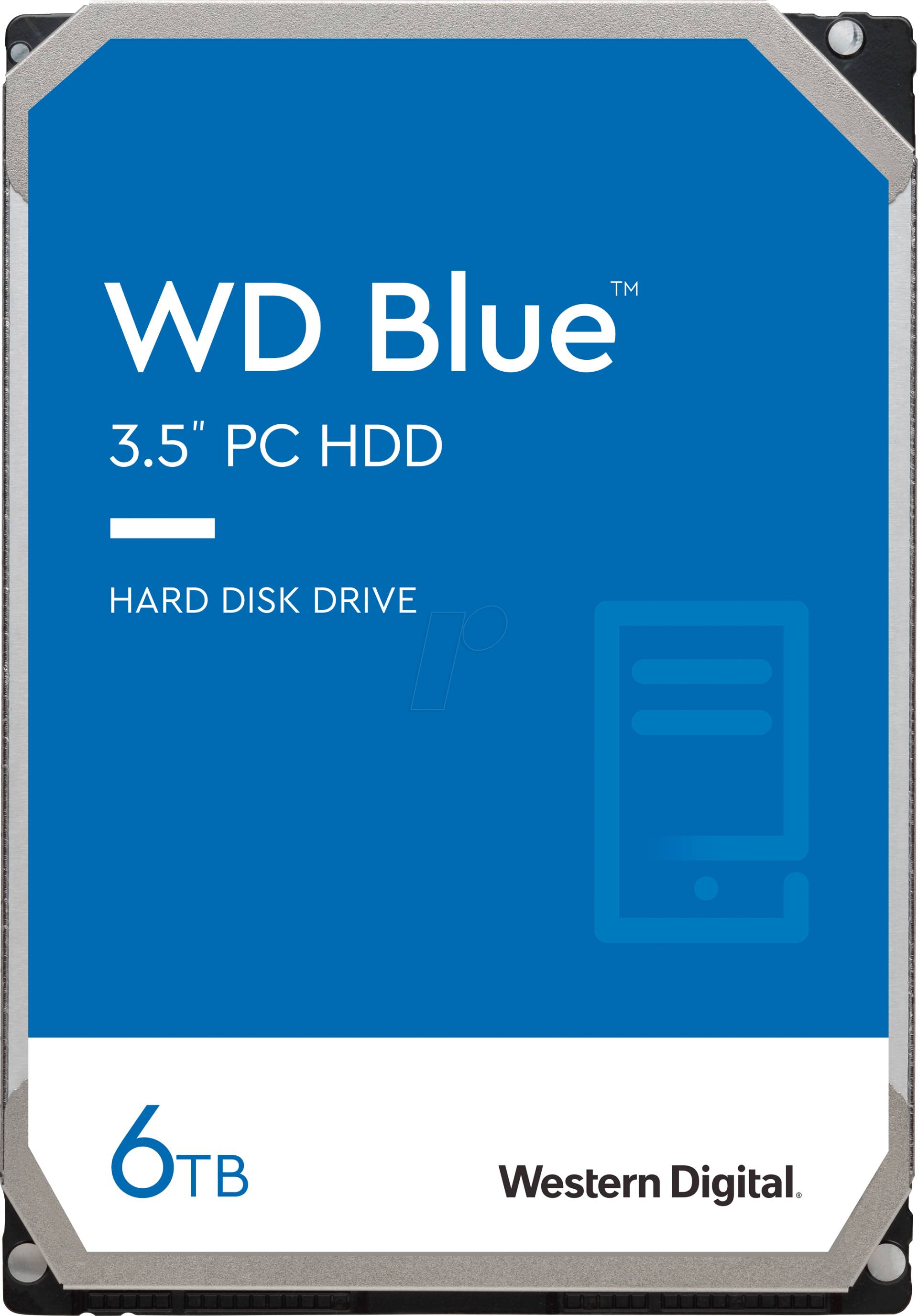 WD60EZAZ - 6TB Festplatte WD Blue - Desktop von Western Digital