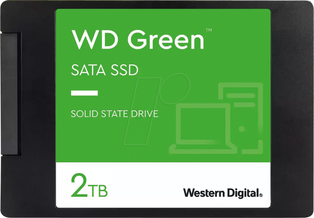 WDS200T2G0A - WD Green SATA-SSD, 2 TB von Western Digital