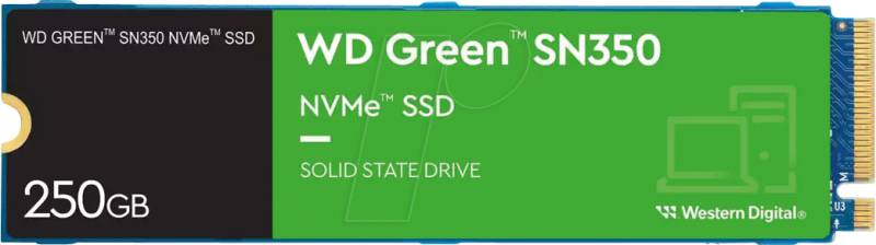 WDS250G2G0C - WD Green SN350 NVMe SSD, 250 GB, M.2 von Sandisk