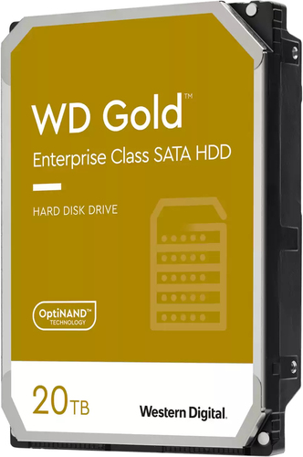 WESTERN DIGITAL 20TB GOLD 512 MB 3.5 SATA 6GB/S 7200RPM (WD202KRYZ) von Western Digital