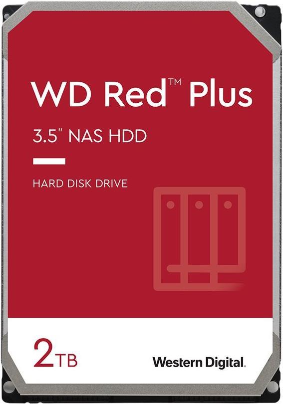 WESTERN DIGITAL 2TB RED PLUS 64MB CMR 3.5 SATA 6GB/S INTELLIPOWERRPM (WD20EFPX) von Western Digital