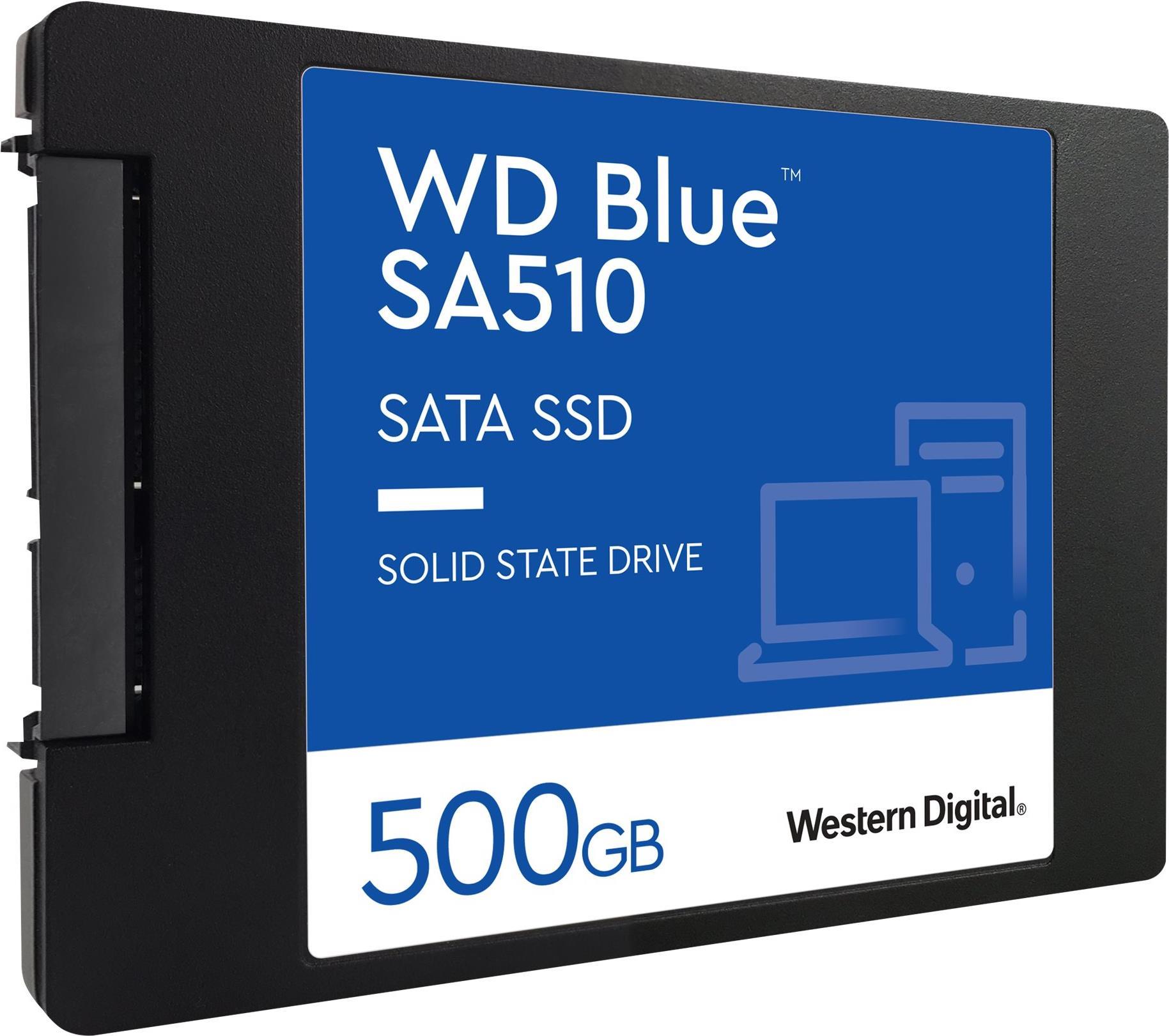 WESTERN DIGITAL 500GB BLUE SSD 2.5 SA510 7MM SATA III 6 GB/S (WDS500G3B0A) von Western Digital
