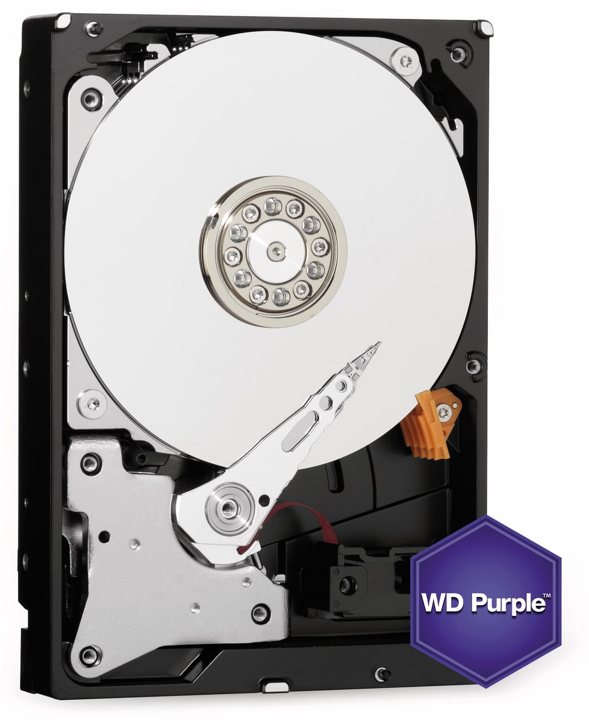 WESTERN DIGITAL Festplatte WD10PURZ, 8,9 cm (3,5"), 1 TB, Videoüberwachung von Western Digital