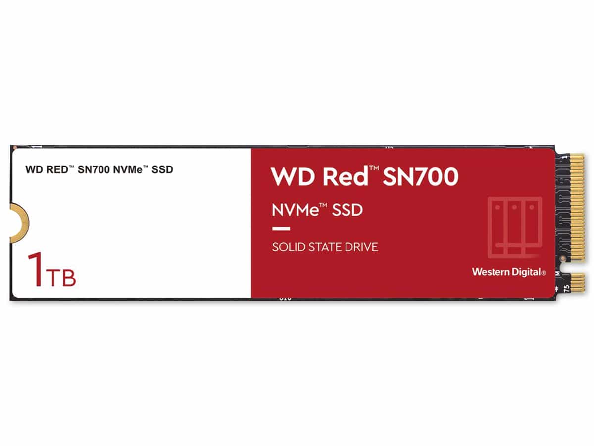 WESTERN DIGITAL M.2 SSD WD Red SN700, 1 TB, NVMe, intern von Western Digital