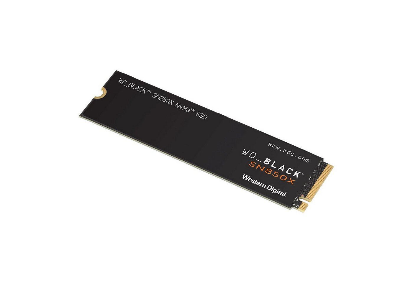 Western Digital Black SN850X NVMe SSD Fesstplatte Speicher interne Gaming-SSD (1 TB) M.2 7300 MB/S Lesegeschwindigkeit, 6600 MB/S Schreibgeschwindigkeit" von Western Digital