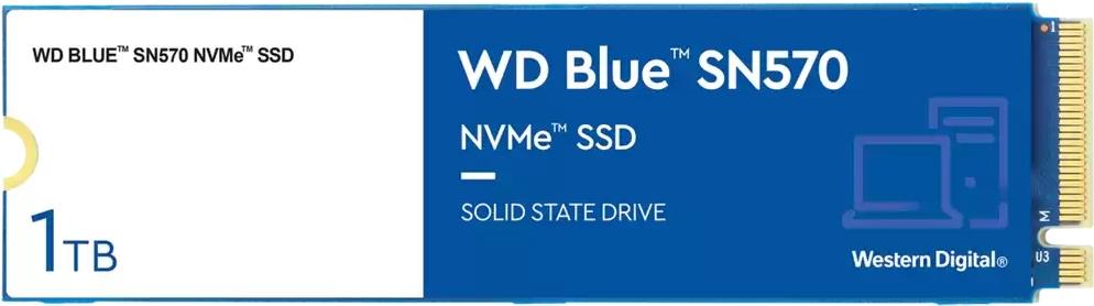 Western Digital Blue SN570 M.2 1 TB PCI Express 3.0 NVMe (WDBB9E0010BNC-WRSN) von Western Digital