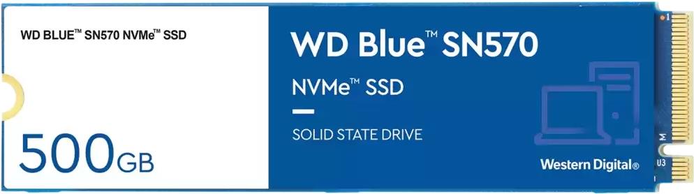 Western Digital Blue SN570 M.2 500 GB PCI Express 3.0 NVMe (WDBB9E5000ANC-WRSN) von Western Digital