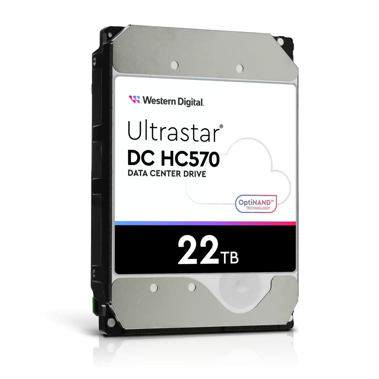 WD Ultrastar DC HC570 - Festplatte - 22TB - intern - 3.5 (8,9 cm) - SATA 6Gb/s - 7200 U/min - Puffer: 512MB - für Intel Next Unit of Computing 13 Extreme Kit - NUC13RNGi7 (0F48155) von Western Digital