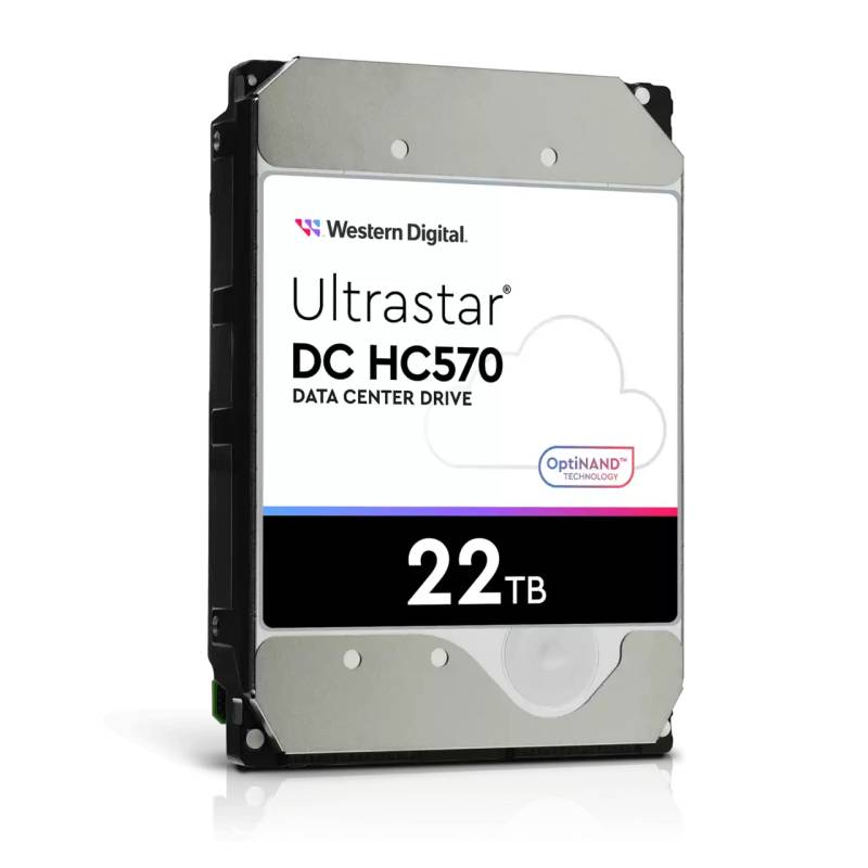 WD Ultrastar DC HC570 - Festplatte - 22TB - intern - 3.5 (8,9 cm) - SATA 6Gb/s - 7200 U/min - Puffer: 512MB - für Intel Next Unit of Computing 13 Extreme Kit - NUC13RNGi7 (0F48155) von Western Digital