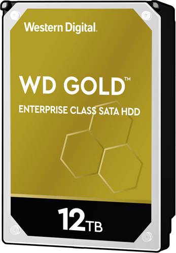 Western Digital Gold™ 12TB Interne Festplatte 8.9cm (3.5 Zoll) SATA III WD121KRYZ Bulk von Western Digital