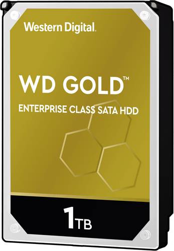 Western Digital Gold™ 1TB Interne Festplatte 8.9cm (3.5 Zoll) SATA III WD1005FBYZ Bulk von Western Digital