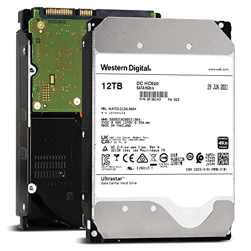 Western Digital HDD Ultrastar DC HC520 (HE12) HUH721212ALN604 (12 TB, 3.5 INCH, SATA III) von Western Digital