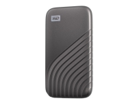 Western Digital My Passport, 2000 GB, USB Typ-C, 3.2 Gen 2 (3.1 Gen 2), 1050 MB/s, Passwortschutz, Grau von Western Digital