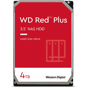 Western Digital Red Plus 4 TB interne HDD-NAS-Festplatte von Western Digital