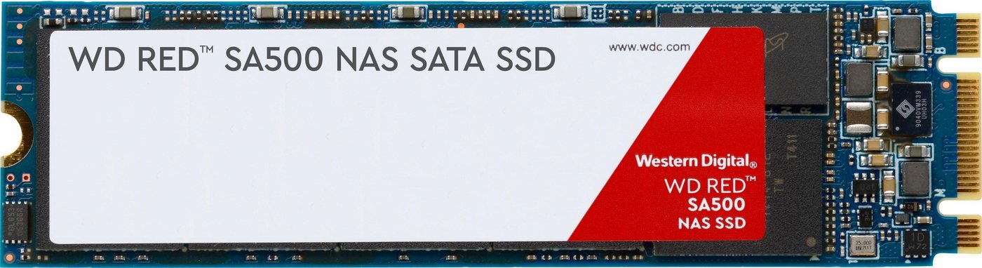 Western Digital Red SA500 M.2 interne SSD (500 GB) 560 MB/S Lesegeschwindigkeit, 530 MB/S Schreibgeschwindigkeit von Western Digital