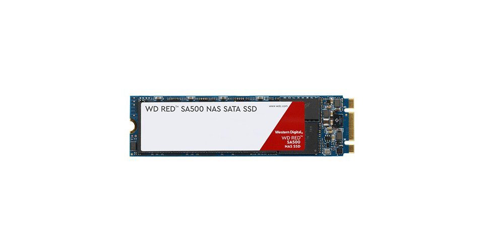 Western Digital Red SA500 NAS SATA SSD WDS200T1R0B - 2TB - M.2 2280 - SATA 6Gb/s interne SSD (2TB) 2,5" 560 MB/S Lesegeschwindigkeit, 530 MB/S Schreibgeschwindigkeit von Western Digital