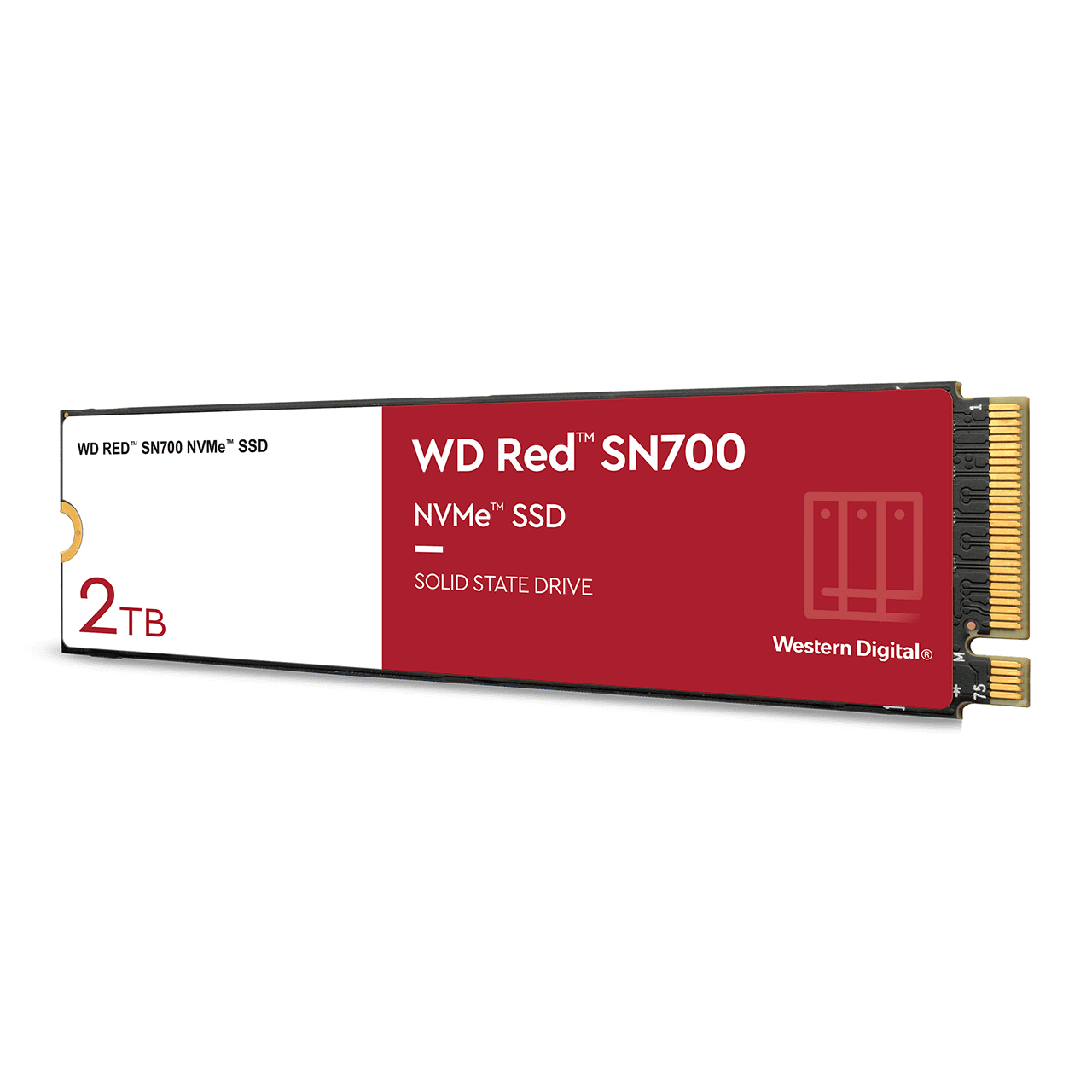 Western Digital SSD Red SN700 2TB NVMe M.2 PCIE Gen3 (WDS200T1R0C) von Western Digital