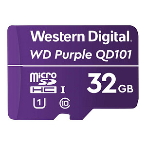 Western Digital Speicherkarte Purple SC QD101 microSDHC 32 GB von Western Digital