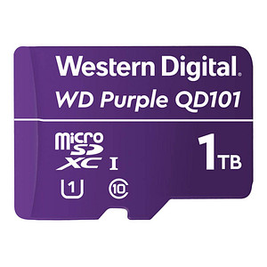 Western Digital Speicherkarte Purple SC QD101 microSDXC 1 TB Western Digital Speicherkarte Purple SC QD101 microSDXC 1 TB von Western Digital
