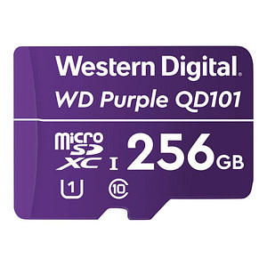 Western Digital Speicherkarte Purple SC QD101 microSDXC 256 GB von Western Digital