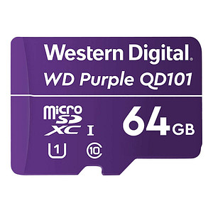 Western Digital Speicherkarte Purple SC QD101 microSDXC 64 GB Western Digital Speicherkarte Purple SC QD101 microSDXC 64 GB von Western Digital