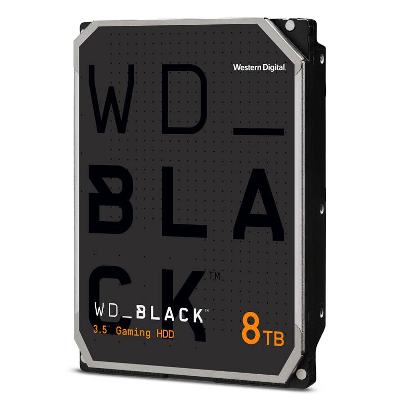 Western Digital WD_BLACK Desktop 8TB 128MB 3.5 Zoll SATA 6Gb/s - interne Gaming Festplatte (CMR) von Western Digital