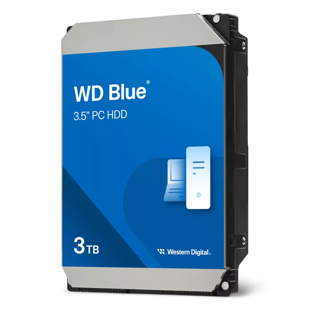Western Digital WD Blue Desktop 3TB 256MB 3.5 Zoll SATA Interne PC Festplatte (CMR) Western Digital WD Blue Desktop 3TB 256MB 3.5 Zoll SATA Interne PC Festplatte (CMR) von Western Digital