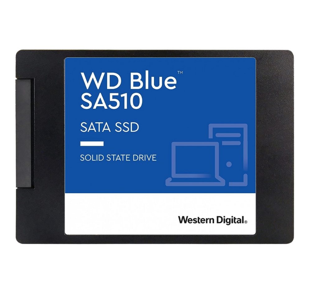 Western Digital WD Blue SA510 500 GB - Interne Festplatte - schwarz interne SSD (500 GB) 2,5" von Western Digital