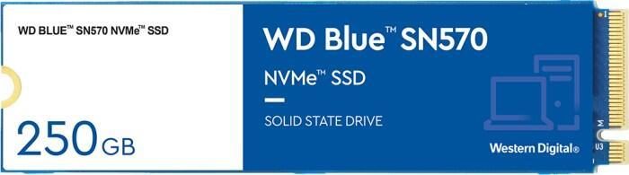 Western Digital WD Blue SN570 NVMe SSD 250GB, M.2 von Western Digital