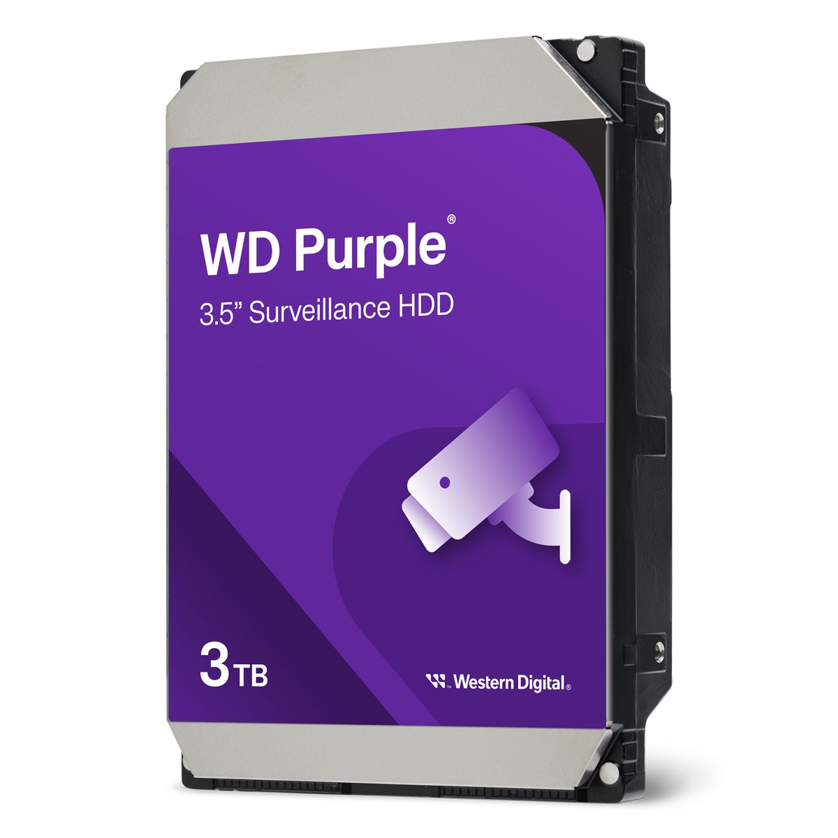 Western Digital WD Purple 3TB 256MB 3.5 Zoll SATA Interne Surveillance Festplatte (CMR) von Western Digital