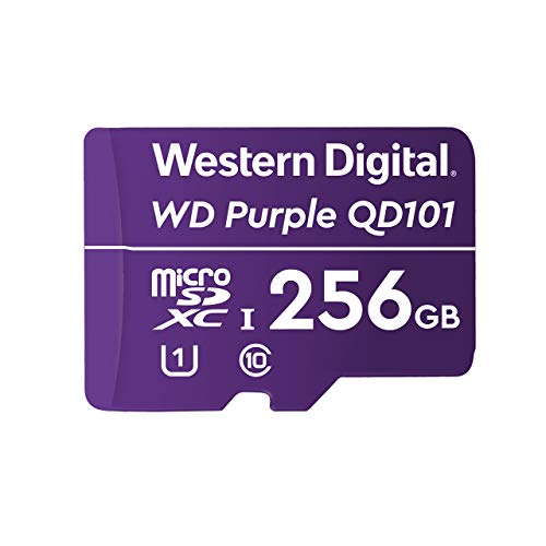 Western Digital WD Purple SC QD101 256GB Smart Video Surveillance microSDXC Card, Ultra Endurance Up to 128 TBW Western Digital WD Purple SC QD101 256GB Smart Video Surveillance microSDXC Card, Ultra Endurance Up to 128 TBW von Western Digital