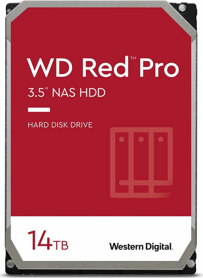 Western Digital WD RED Plus 4TB WD40EFPX 256MB 6Gb/s HDD-NAS-Festplatte (4TB) von Western Digital