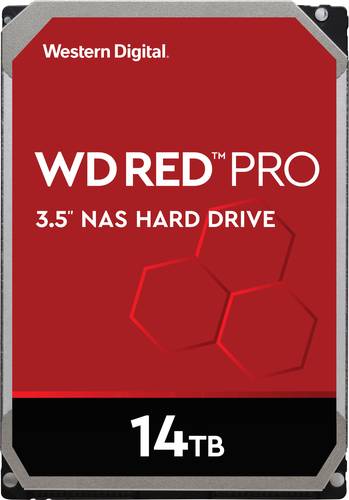 Western Digital WD Red™ Pro 16TB Interne Festplatte 8.9cm (3.5 Zoll) SATA 6 Gb/s WD161KFGX Bulk von Western Digital