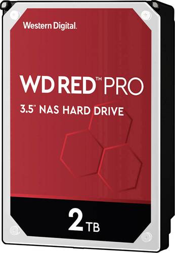 Western Digital WD Red™ Pro 2TB Interne Festplatte 8.9cm (3.5 Zoll) SATA 6 Gb/s WD2002FFSX Bulk von Western Digital